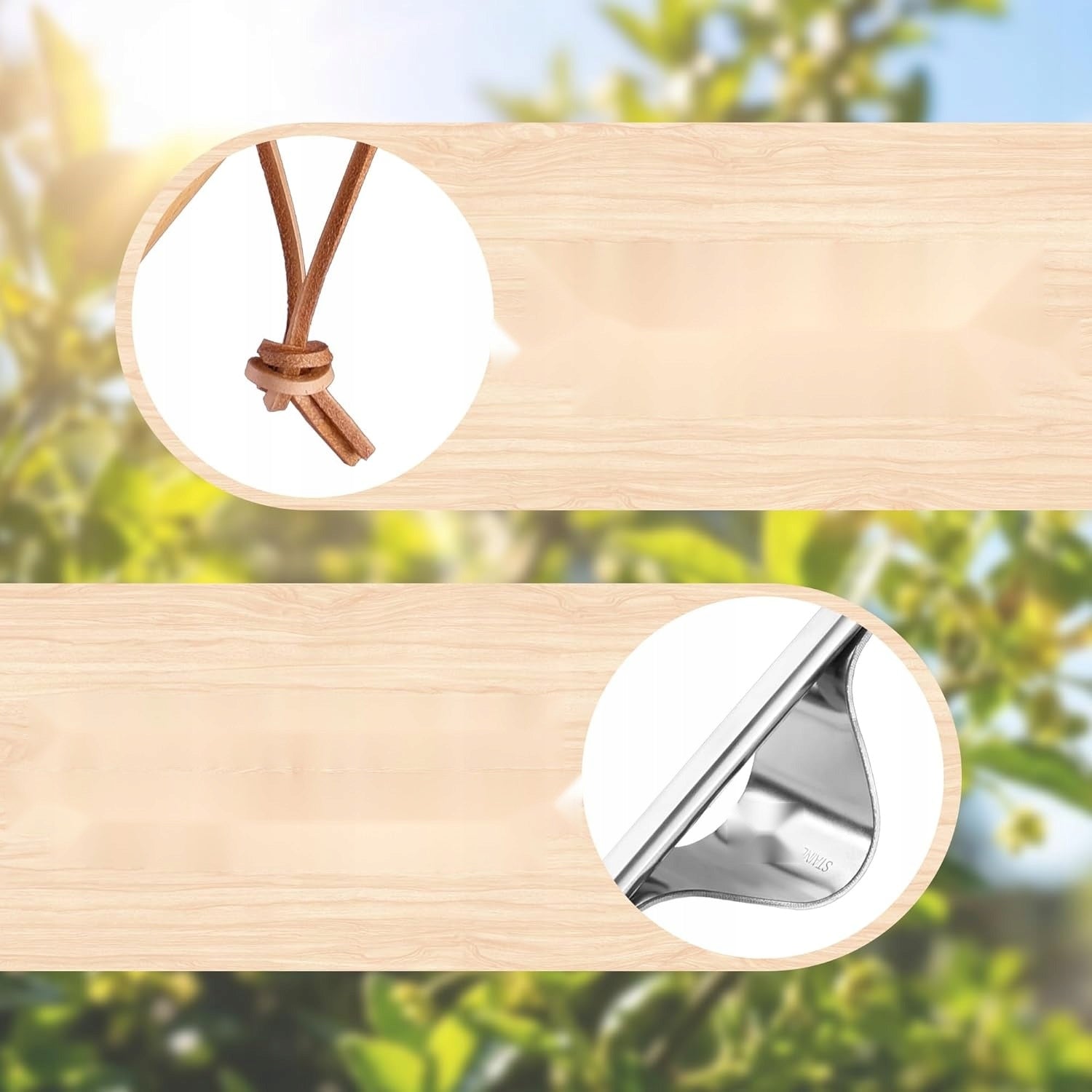 HAND BEATER FOR WEEDS STAINLESS STEEL BEECH WOOD LIGHT DURABLE EAN (GTIN) 5908107293514