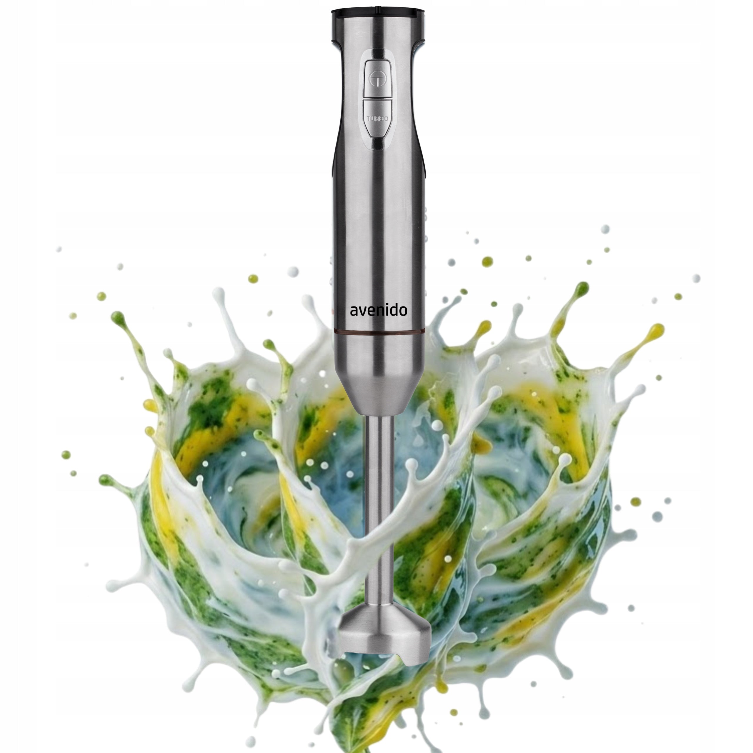 HAND BLENDER 1800W 21 SPEED TITANIUM BLADES SMOOTH ADJUSTMENT BPA FREE Packaging status original