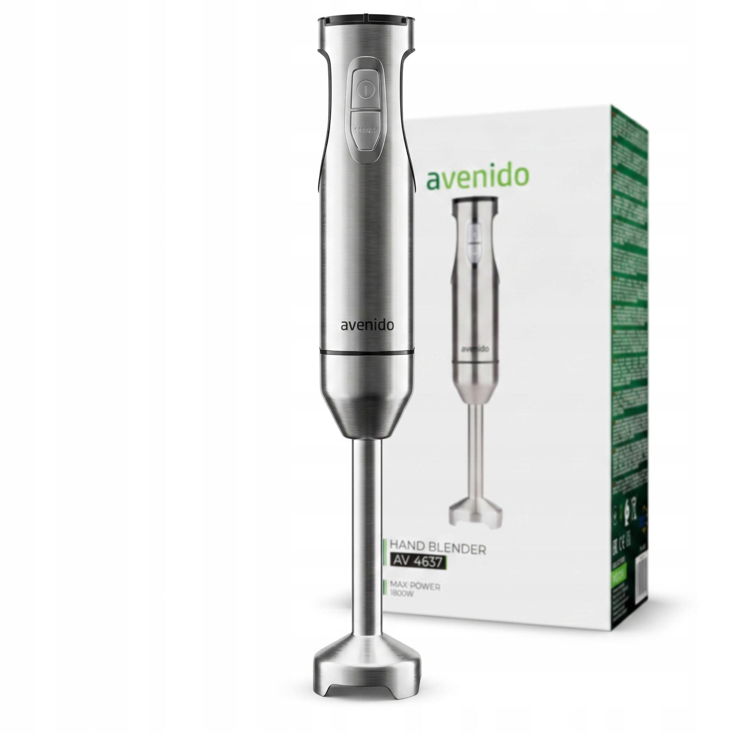 HAND BLENDER 1800W 21 SPEED TITANIUM BLADES SMOOTH ADJUSTMENT BPA FREE