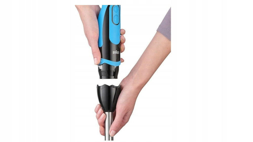 HAND BLENDER Braun MQ 5252 BKBL 1000 W 21 speed Blue Turbo Manufacturer code MQ 5252 BKBL