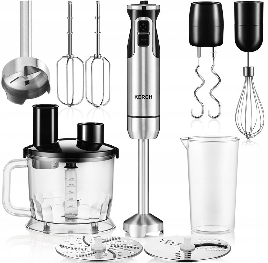 HAND BLENDER MULTIFUNCTION MIXER KERCH ACTIVE 1800W TURBO +ACCESSORIES