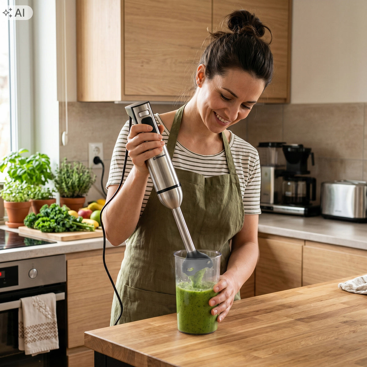 HAND BLENDER MULTIFUNCTION SMOOTHIE MIXER TURBO POWER ADJUSTMENT 2000W Packaging status original