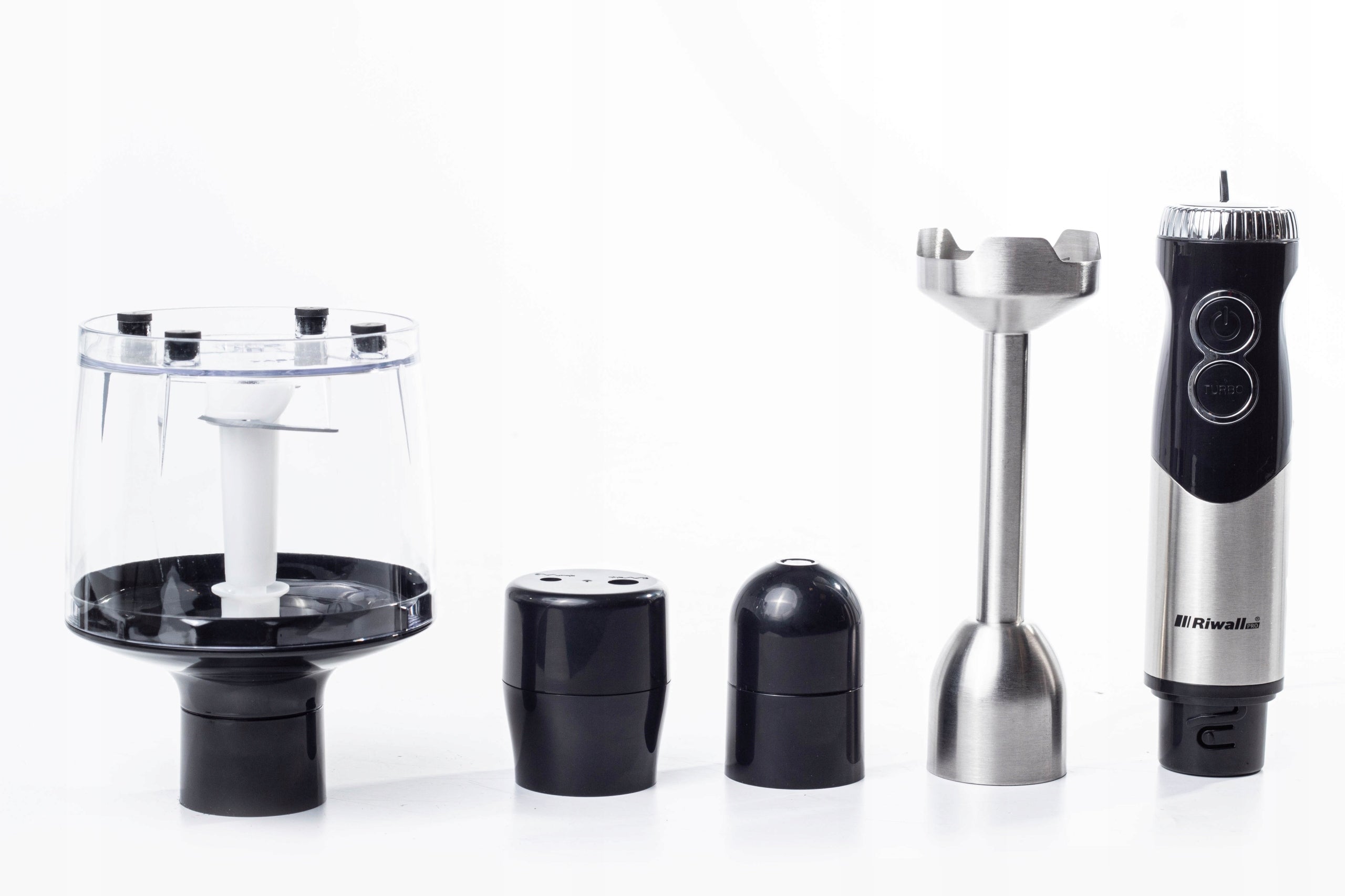 HAND BLENDER MULTIFUNCTIONAL RIWALL RB-01 6in1 TITANIUM BLADES STRONG Model RB-01