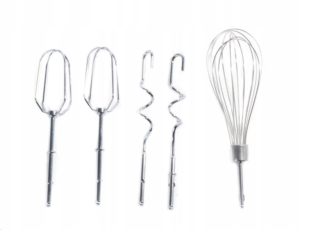 HAND BLENDER MULTIFUNCTIONAL STRONG TITANIUM BLADES SET 6IN1 AKCESORIA Dominant color silver/gray