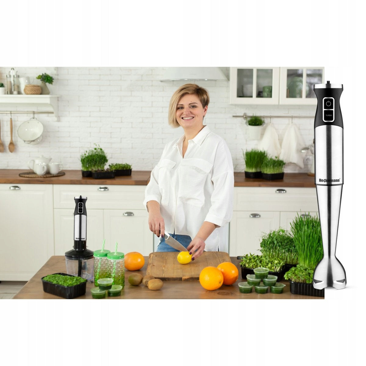 HAND BLENDER POWERFUL 1200W MULTIFUNCTIONAL MIXER SET TURBO PREMIUM 6IN1 Manufacturer code Blender Ręczny Wielofunkcyjny 1800W AD4627