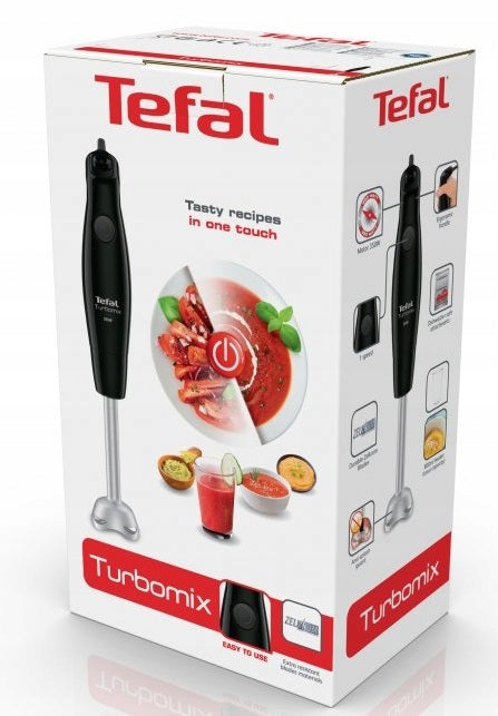 HAND BLENDER TEFAL TURBOMIX HB121838 BLACK 350W, 2 blades Model HB1218