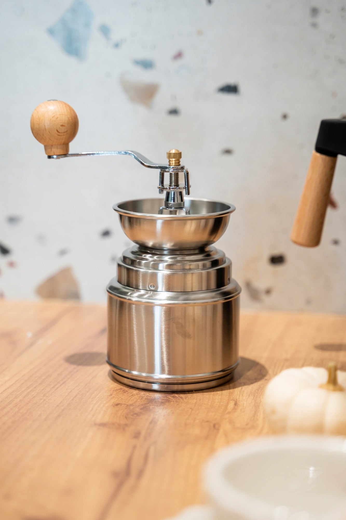 HAND COFFEE GRINDER FOR COFFEE IN BEANS ZELLER STAINLESS STEEL 22X10 CM Brand Zeller