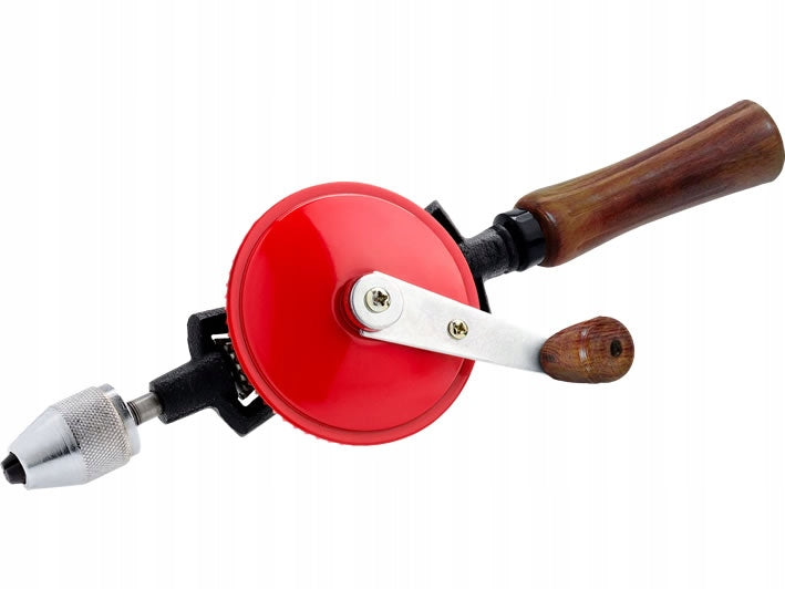 HAND CRANK DRILL WITH TRANSMISSION