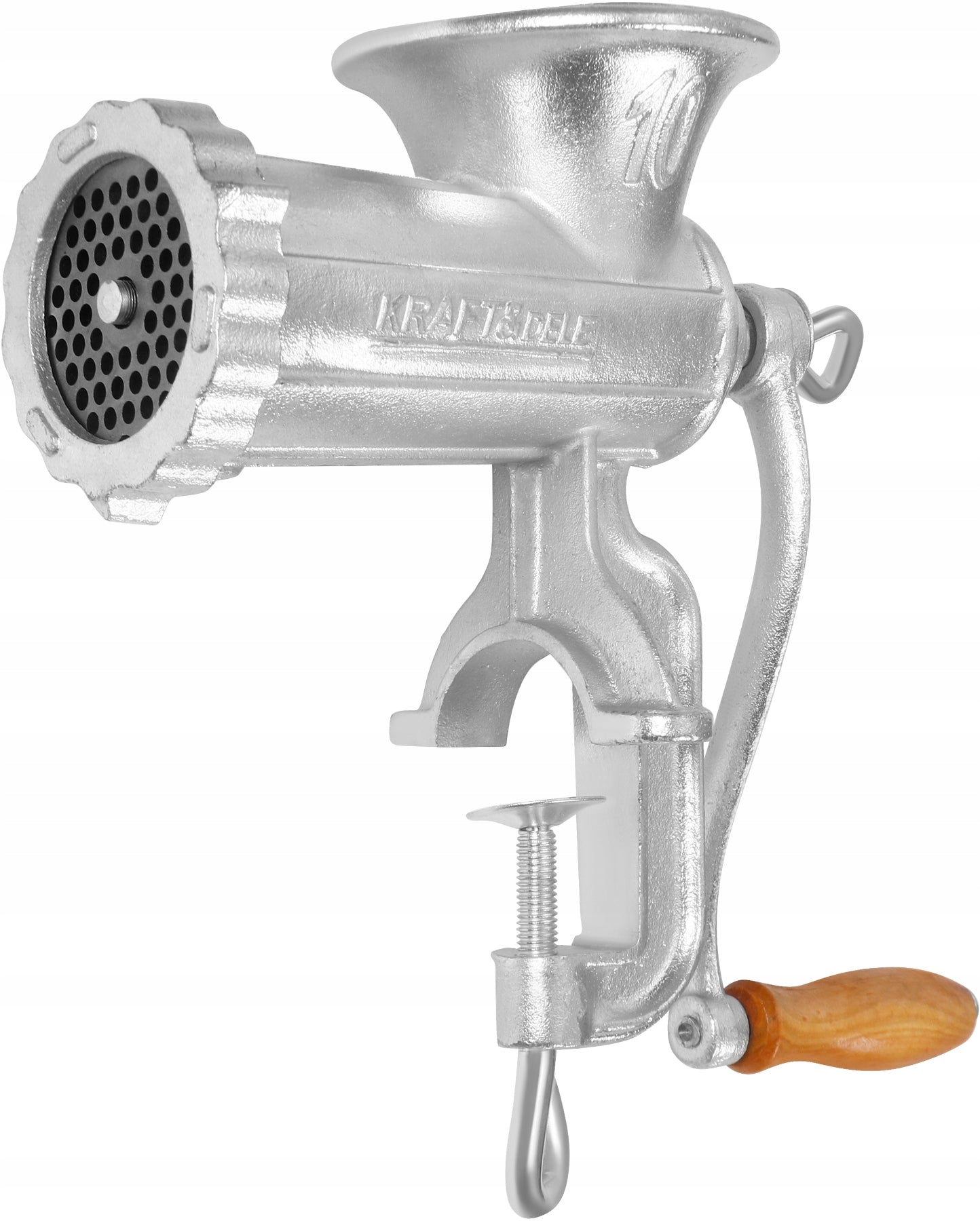 HAND GRINDER FOR GRINDING MEAT SIZE. 10 CAST IRON LARGE SOLID FOR SAUSAGES