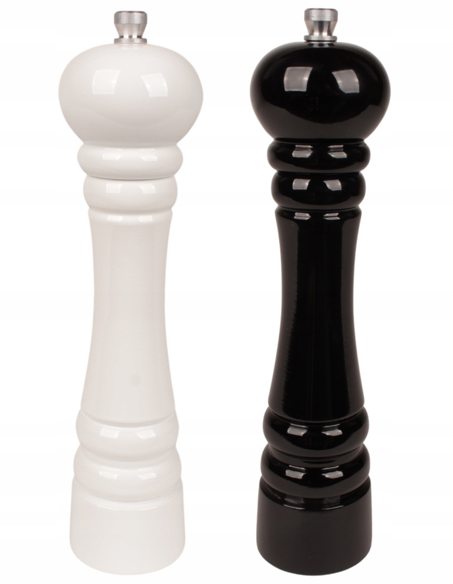 HAND GRINDER FOR GRINDING PEPPER AND SALT SPICES WOODEN SET OF 2