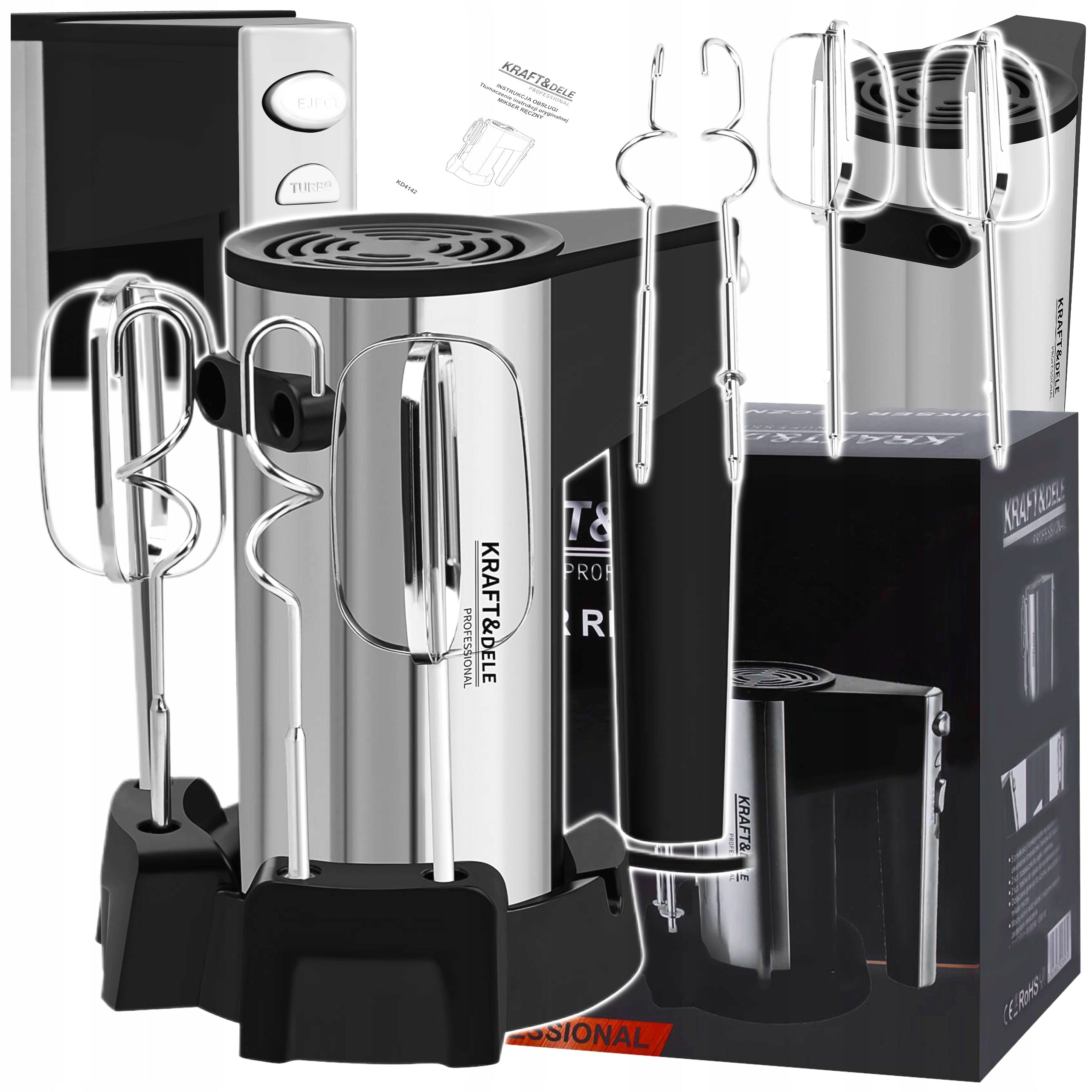 HAND MIXER 1000W SILVER 5 SPEED WITH TURBO FUNCTION FOR CAKE KD4142