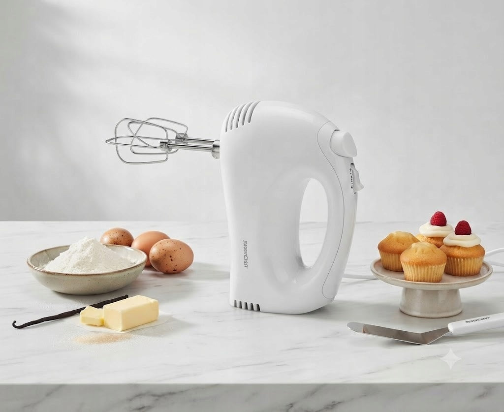 HAND MIXER 5 speed levels + 2 whisks for whipping