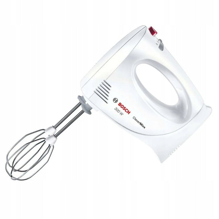 HAND MIXER BOSCH POWERFUL 300 IN AGITATOR HOOKS TURBO MODE 2 SPEEDS WHITE Power rating 300 W