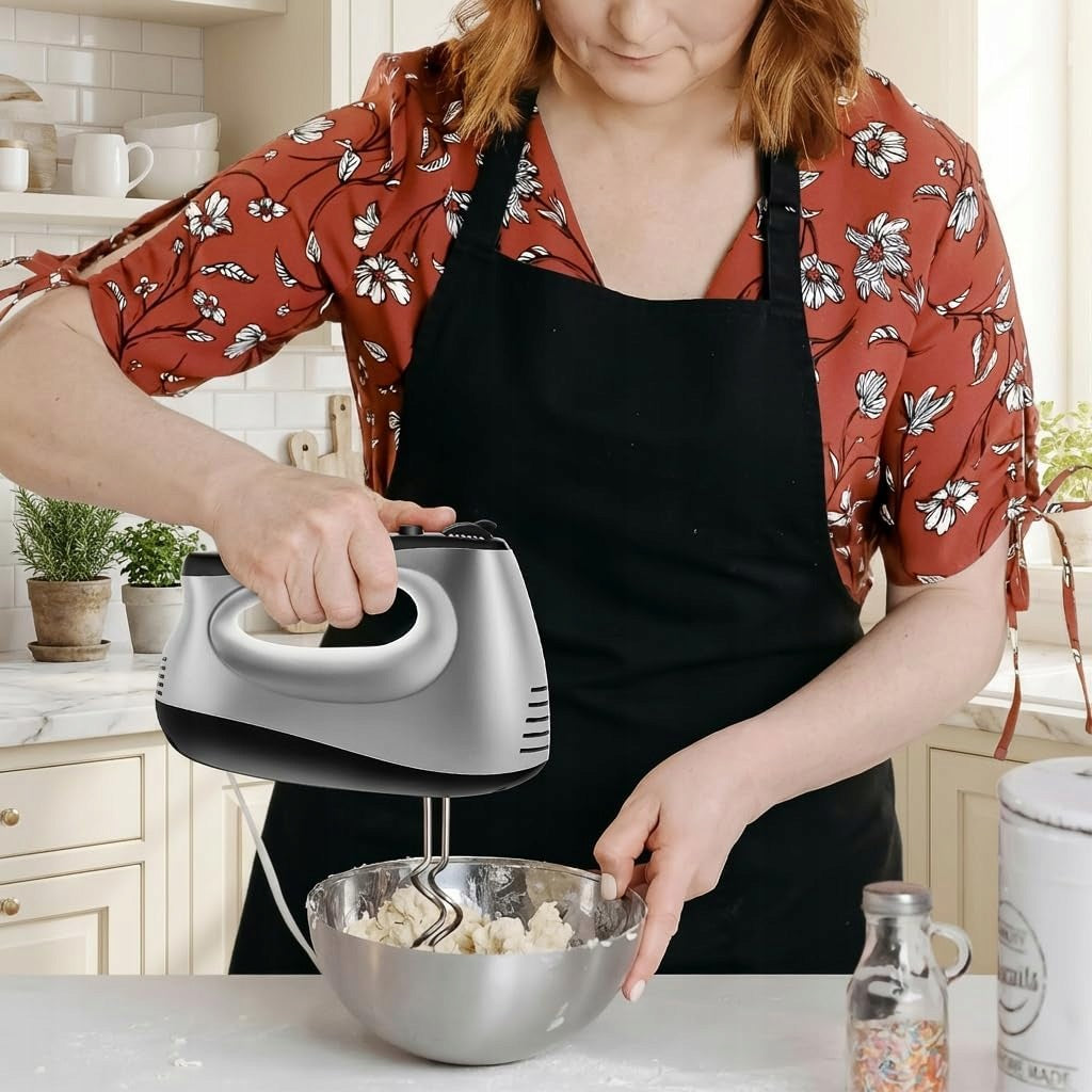 HAND MIXER ELECTRIC KITCHEN 5 GEAR STEEL ACCESSORIES STAND Manufacturer code MIKSER RĘCZNY