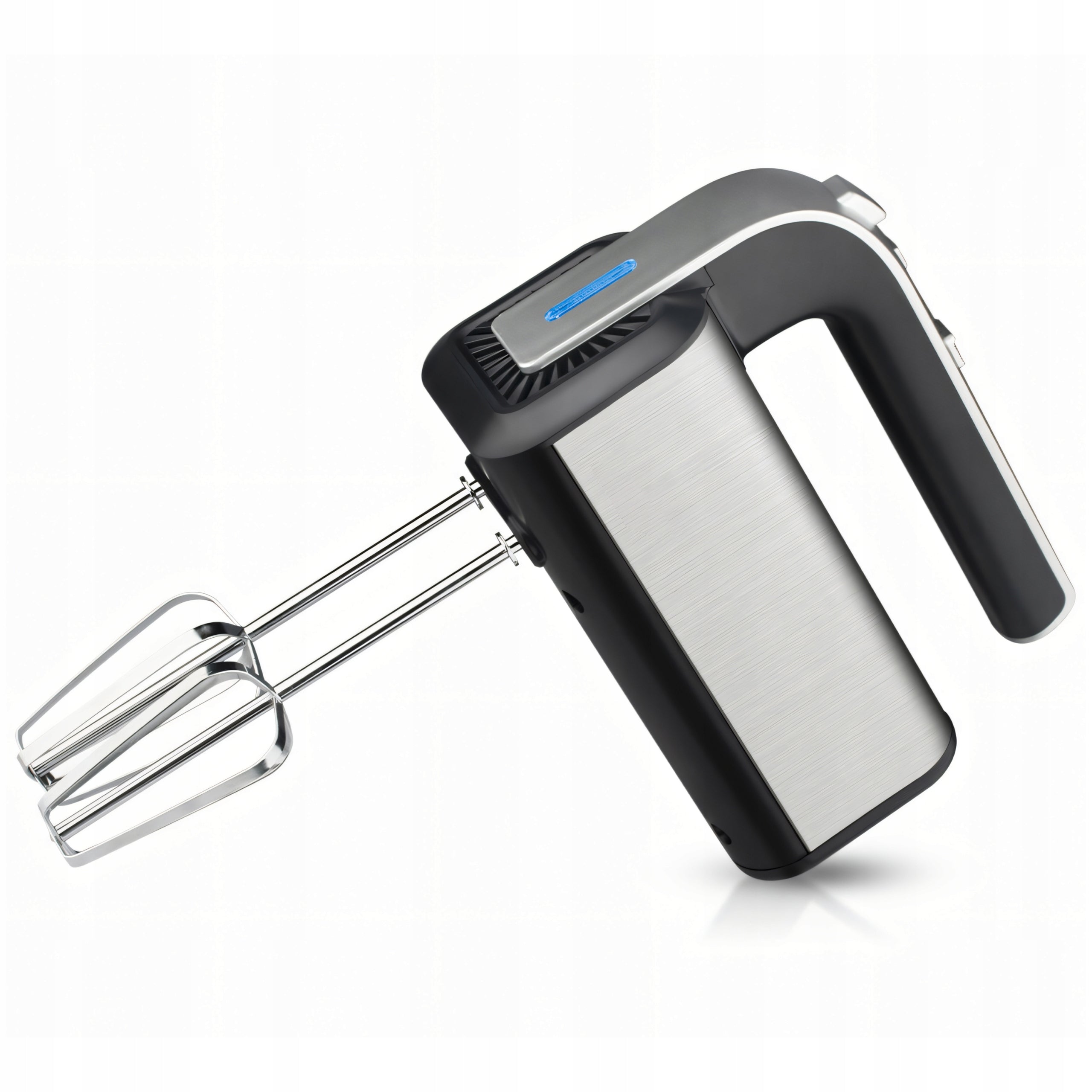 HAND MIXER FOOD PROCESSOR 300W TURBO WHISK HOOKS 5 SPEED SILVER Manufacturer code ER1225