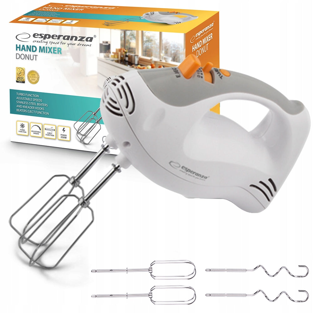 HAND MIXER FOOD PROCESSOR 4 TIPS TURBO FUNCTION 250W