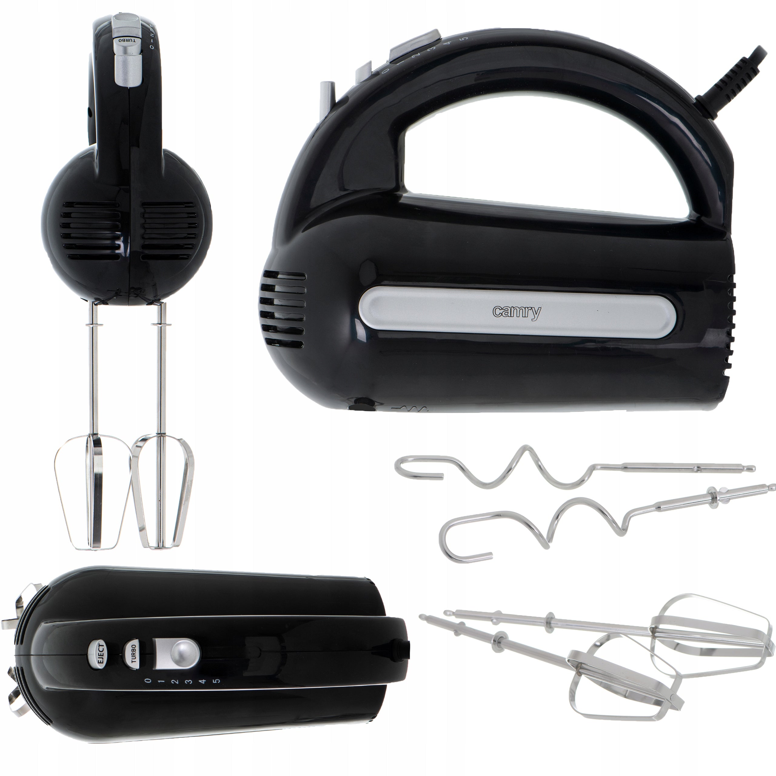 HAND MIXER FOOD PROCESSOR 5 GEARS 4HORSE. 800W Brand Camry