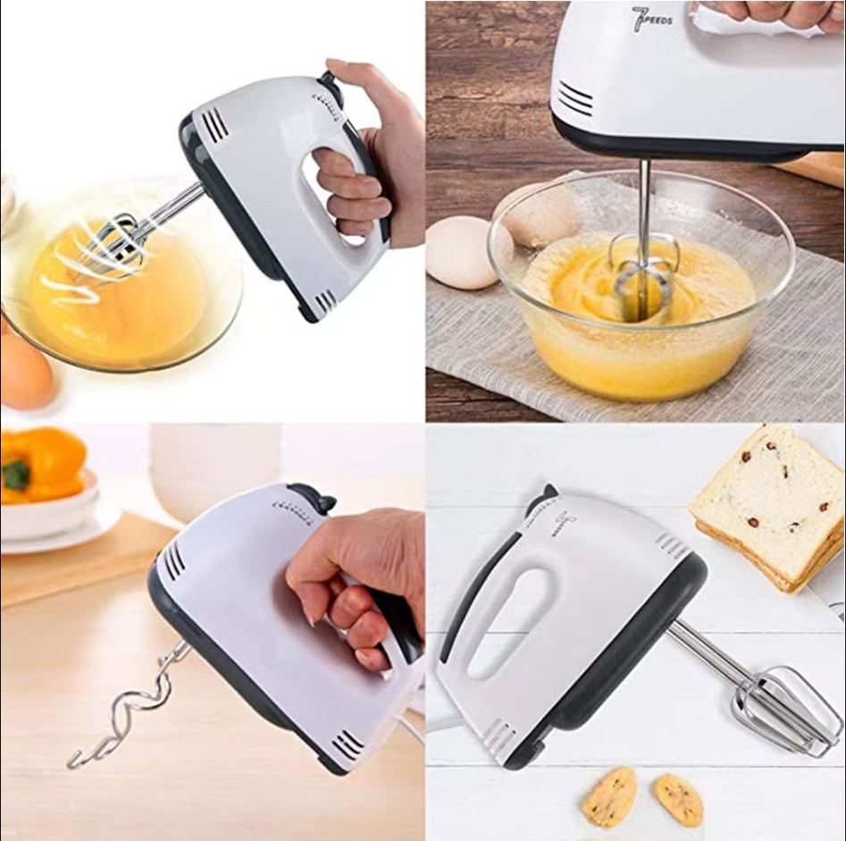 HAND MIXER FOOD PROCESSOR 7 SPEED + 4 TIPS SET POWERFUL 260W Packaging status original