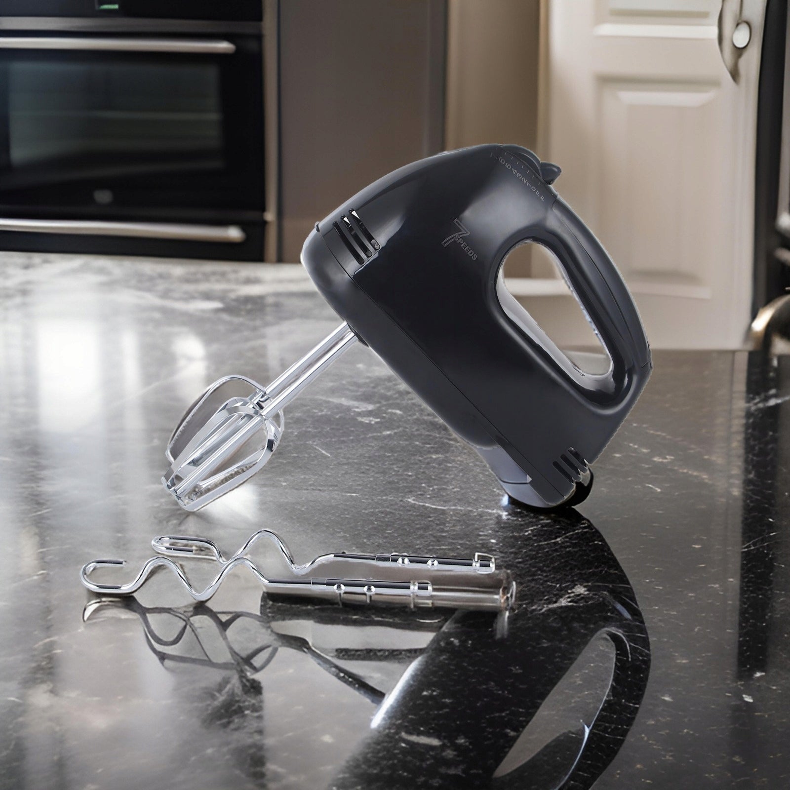 HAND MIXER FOOD PROCESSOR CHEFFINGER 7 GEARS TURBO POWERFUL TURBO Packaging status original