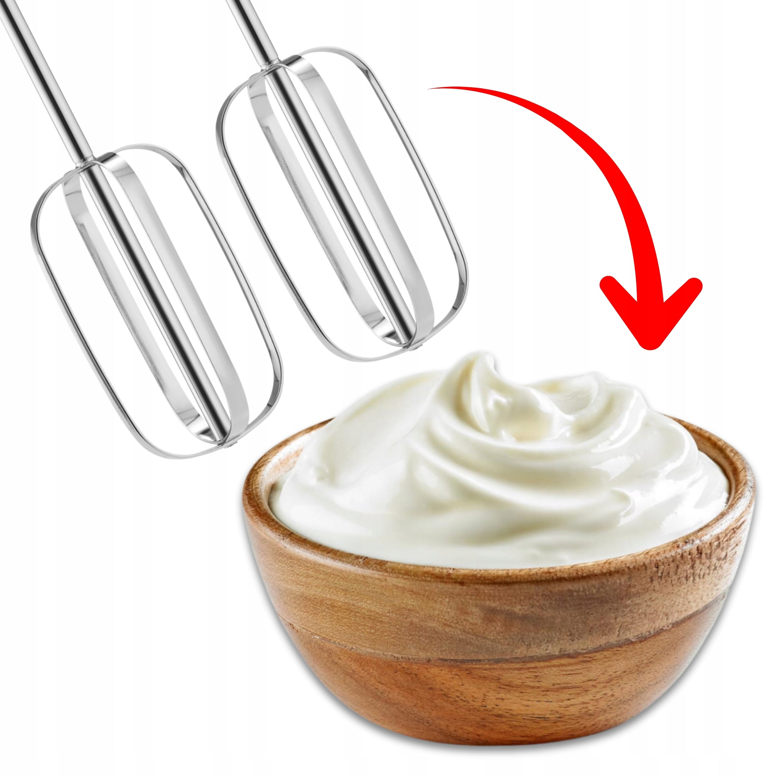 HAND MIXER FOOD PROCESSOR MULTIFUNCTIONAL POWERFUL TURBO 5 SPEED SET Manufacturer code Mikser Ręczny Robot Kuchenny Duży Zestaw