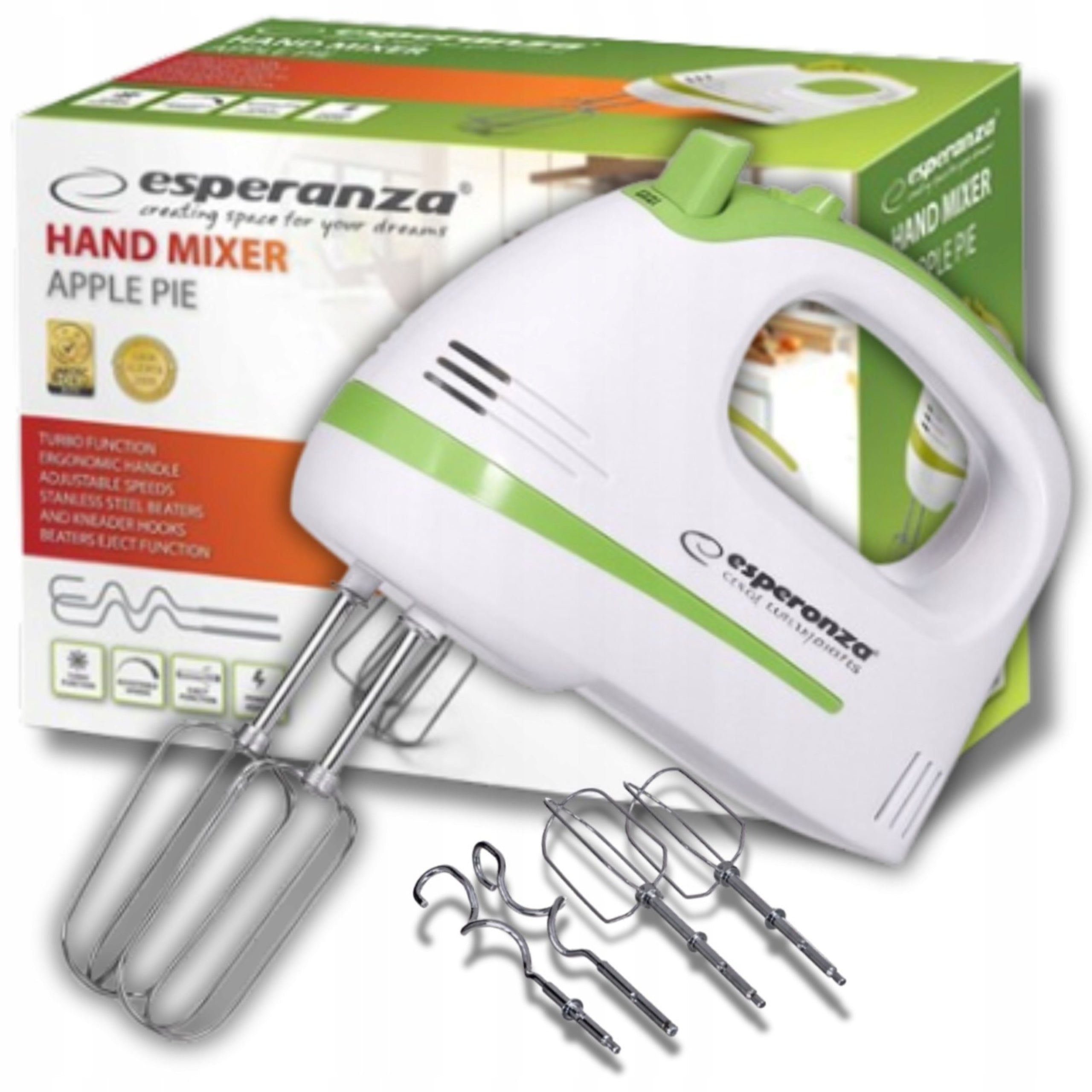 HAND MIXER FOOD PROCESSOR POWERFUL TURBO STIRRER BEATERS 7 GEARS 400W Manufacturer code MIKSER RĘCZNY ROBOT KUCHENNY 400W DO KUCHNI