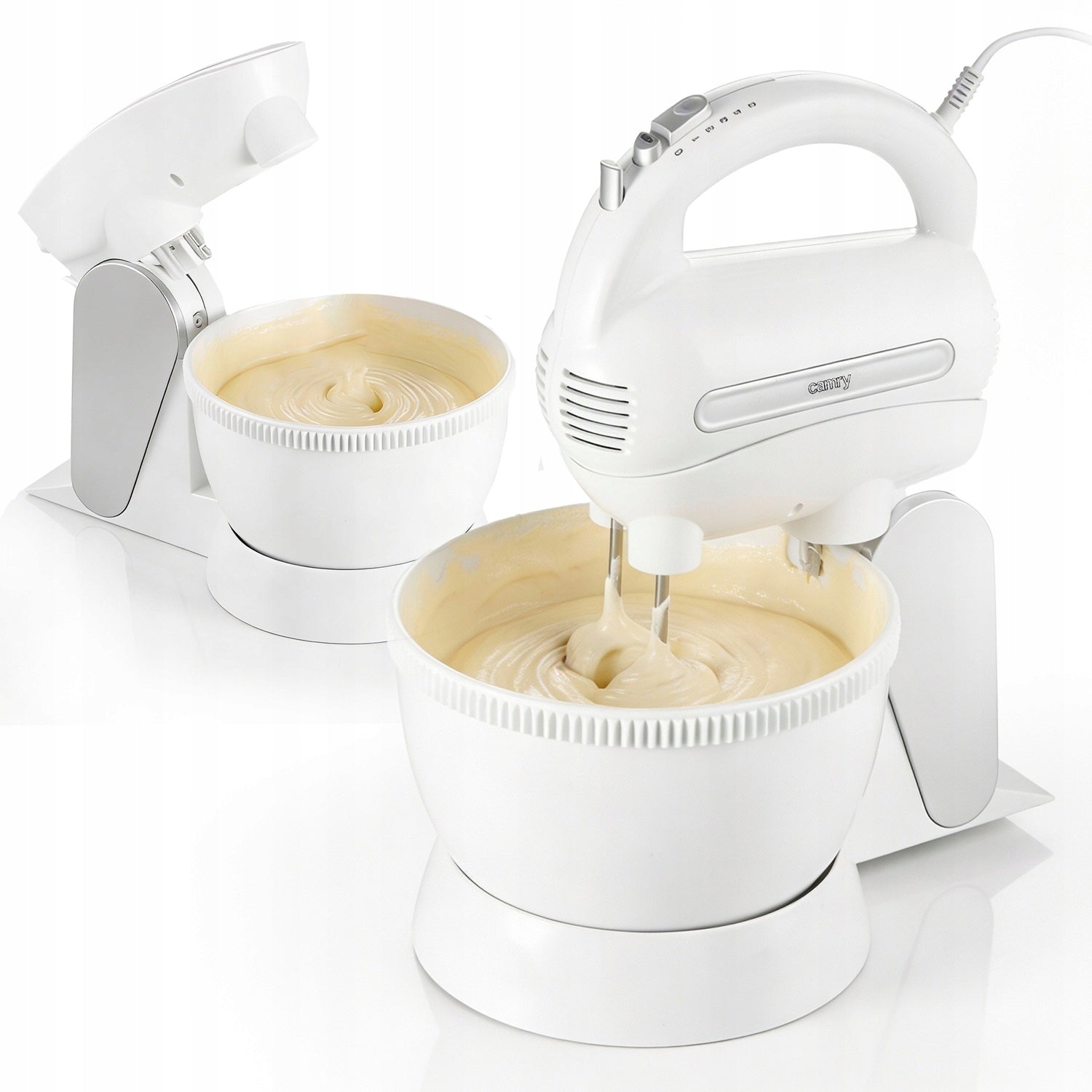 HAND MIXER FOOD PROCESSOR TURBO 5 GEARS BOWL 3L ROTATING 4 TIPS Packaging status original