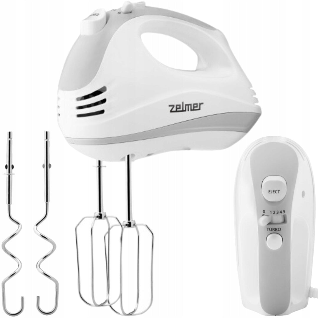 HAND MIXER HANDY POWERFUL 400W TURBO LIGHT ROBOT 4 TIPS 5 GEARS