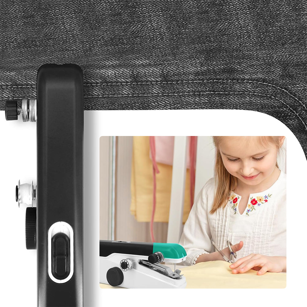 HAND SEWING MACHINE MINI PORTABLE ELECTRIC BATTERY OPERATED + ACCESSORIES Brand no brand