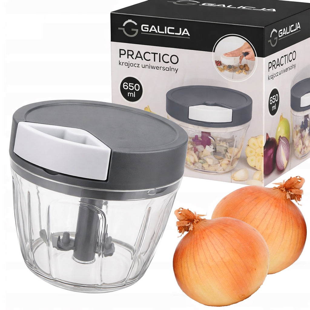 HAND SLICER VEGETABLE SLICER ONION VEGETABLE SLICER PRACTICO 650ml