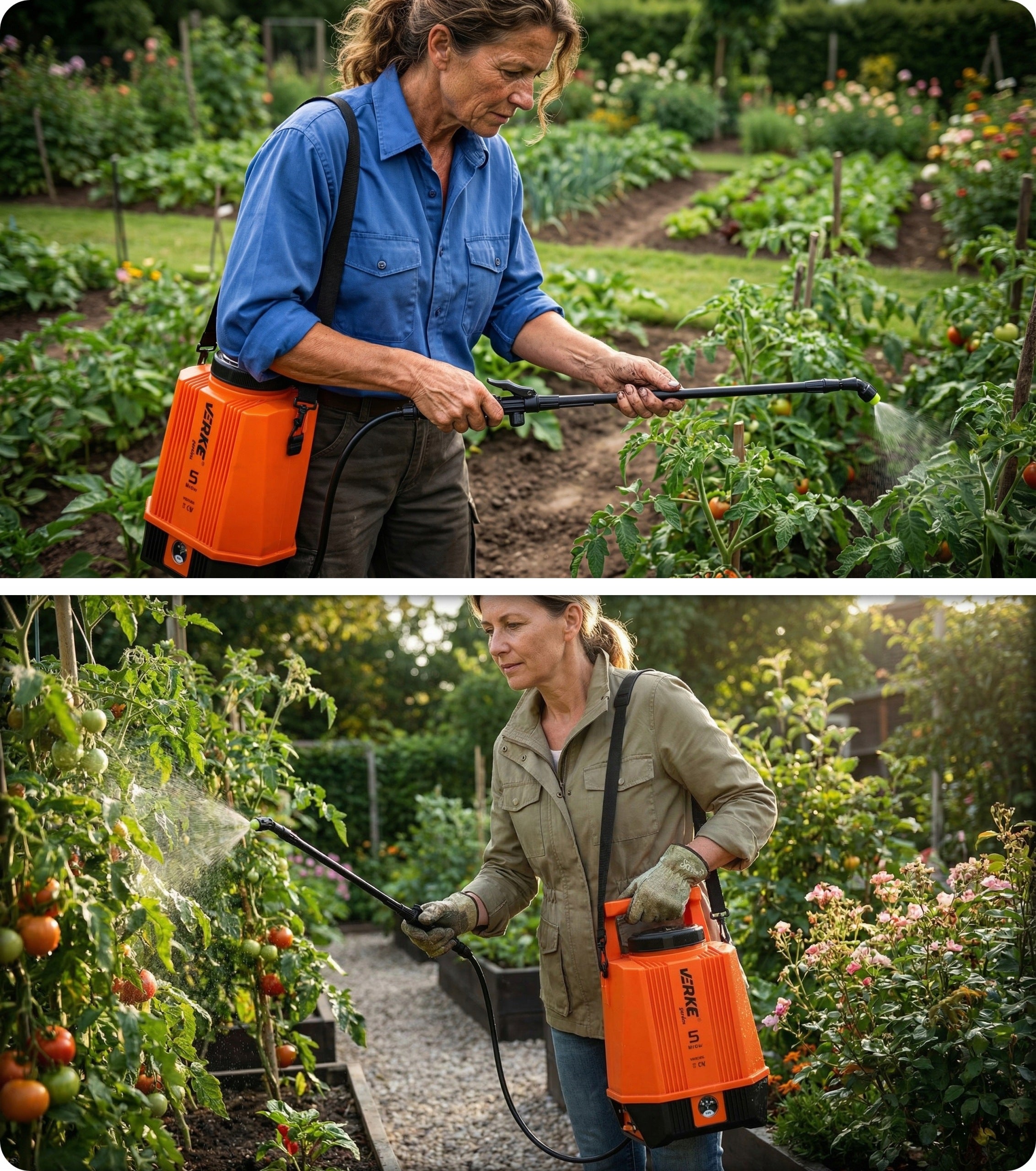 HAND SPRAYER CORDLESS GARDEN WATER PRESSURE WASHER 5L Brand Verke