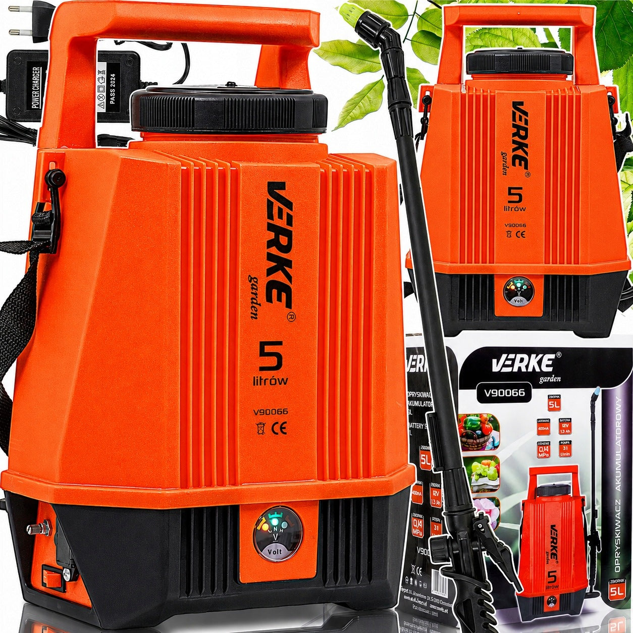 HAND SPRAYER CORDLESS GARDEN WATER PRESSURE WASHER 5L