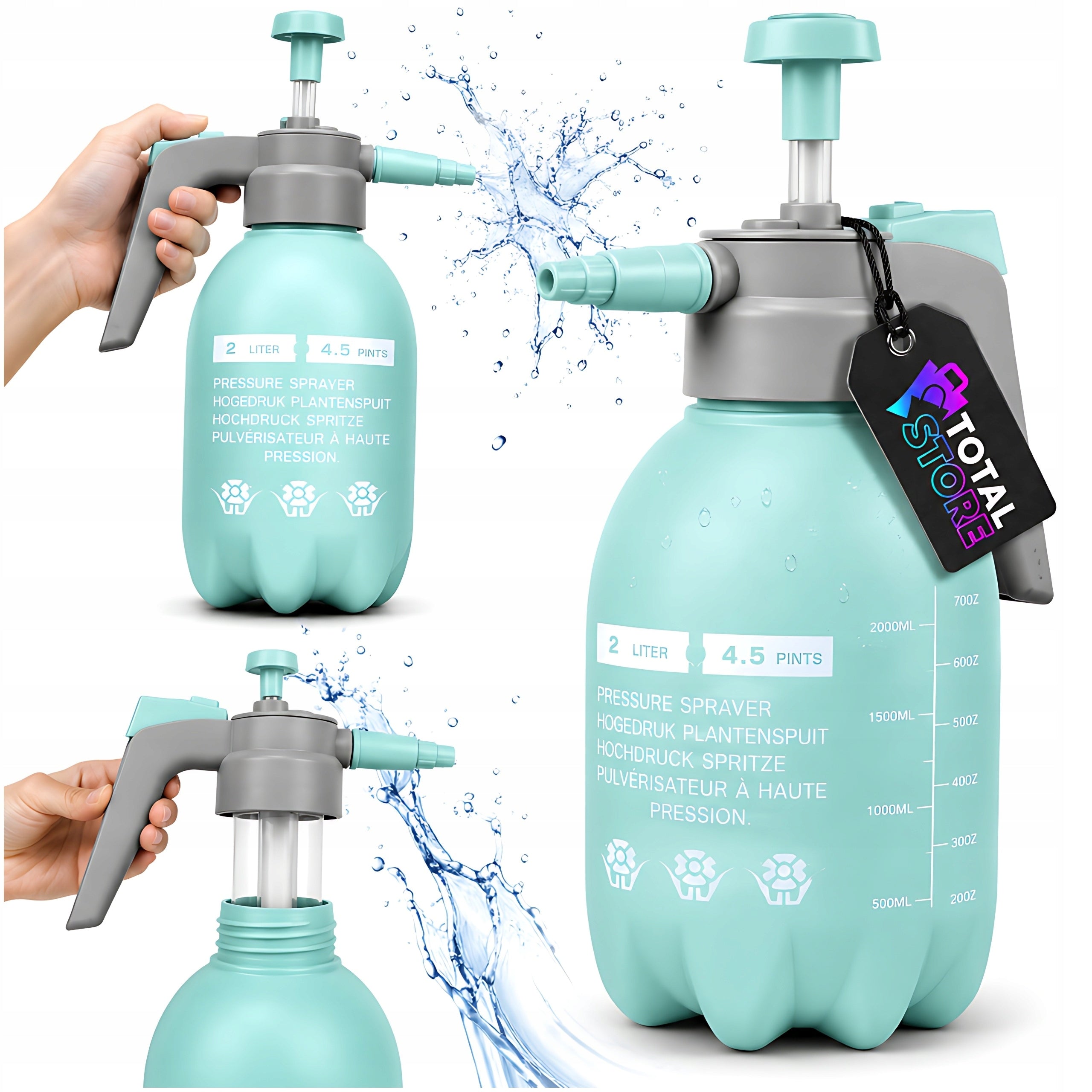 HAND SPRAYER GARDEN PRESSURE SPRAYER CAR STRONG 2L