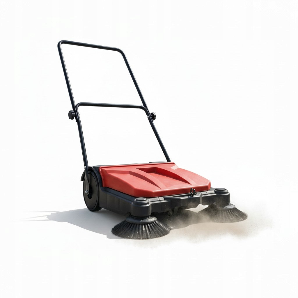 HAND SWEEPER FOR GARAGE TERRACE CUBE LEAVES 3x brush LARGE SET XL Packaging status original