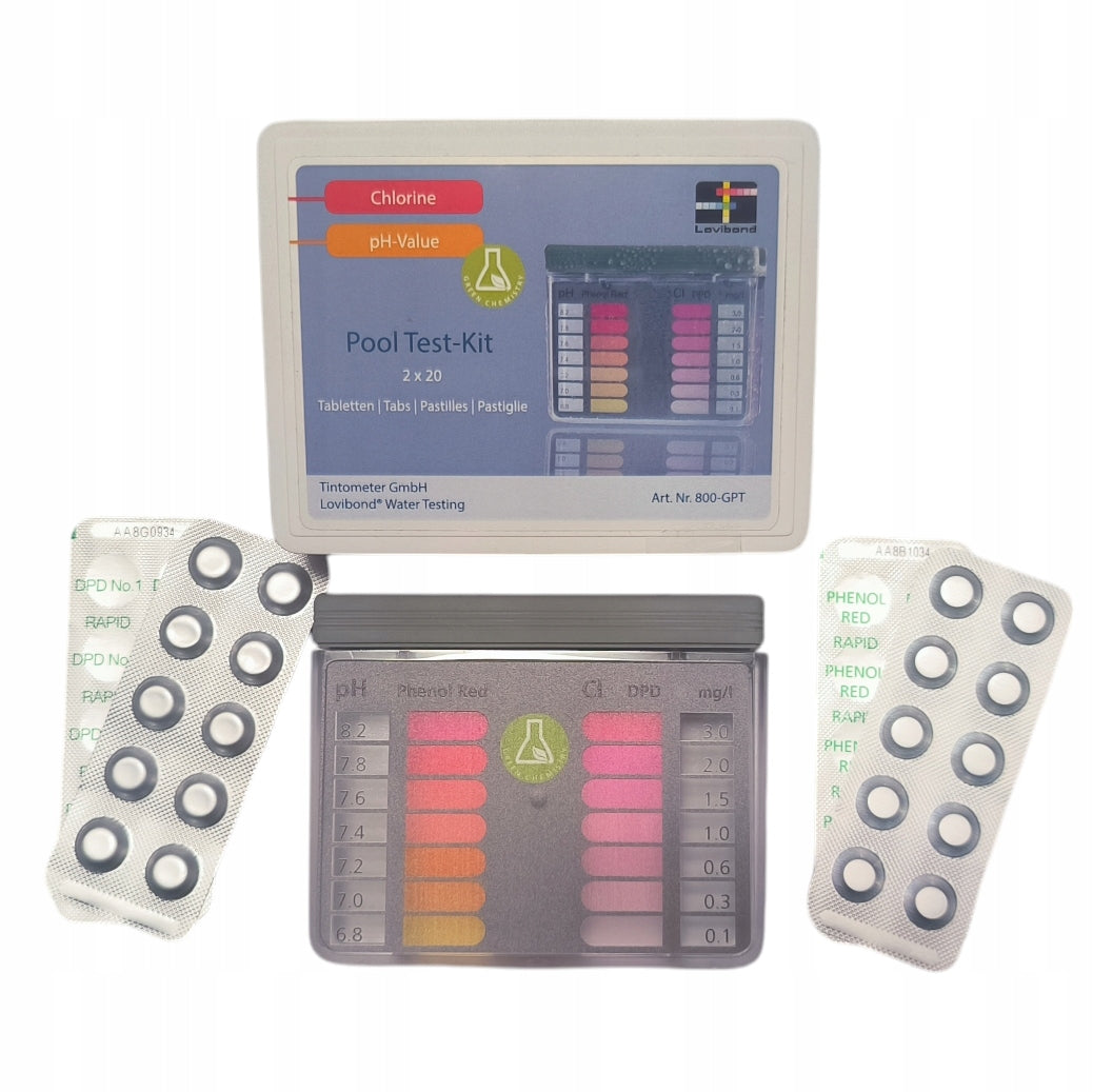 HAND TESTER FOR POOL jacuzzi spa ( PH AND CHLORINE ) LOVIBOND tablet Manufacturer code 151605