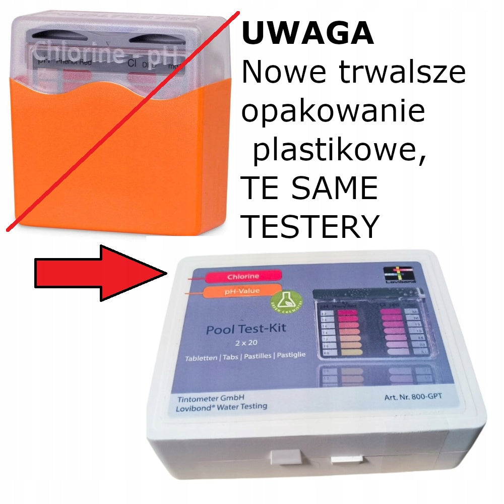 HAND TESTER FOR POOL jacuzzi spa ( PH AND CHLORINE ) LOVIBOND tablet Packaging status original