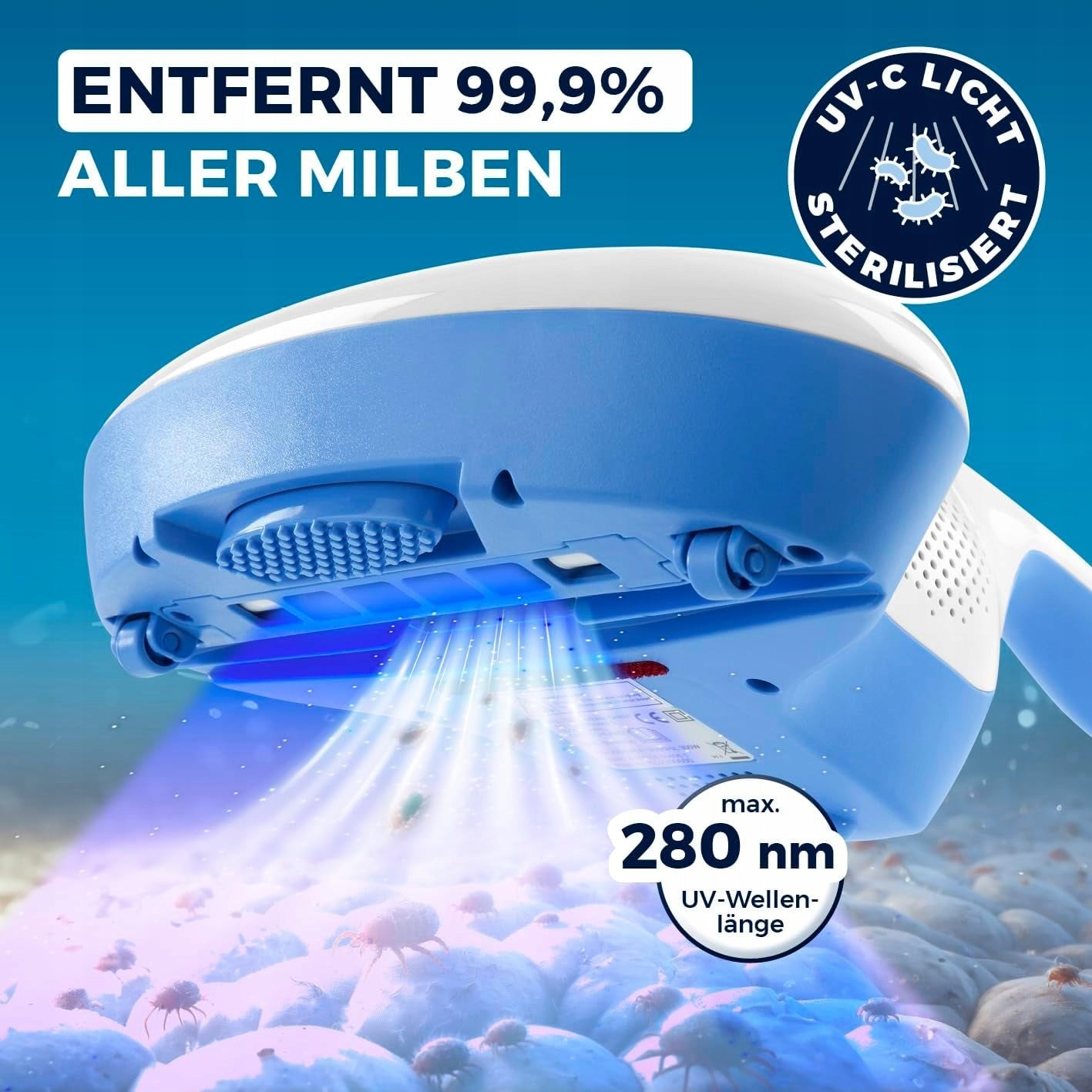 HAND VACUUM CLEANER ANTI-ALLERGIC UV-C - BROTH EAN (GTIN) 4049618078564