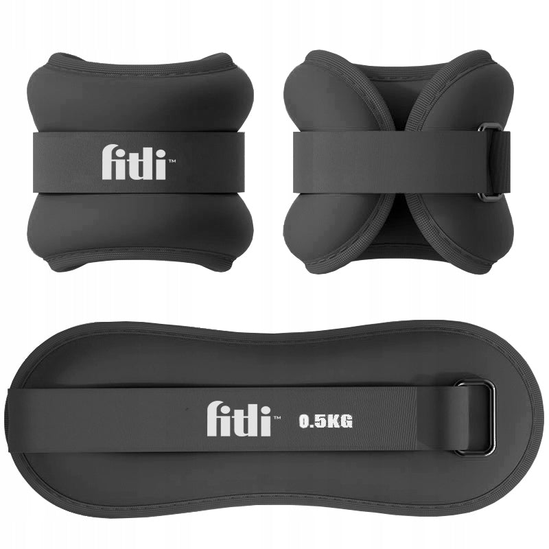 HAND WEIGHTS 0.5 KG WRIST LEG WEIGHTS 2x 0.5KG