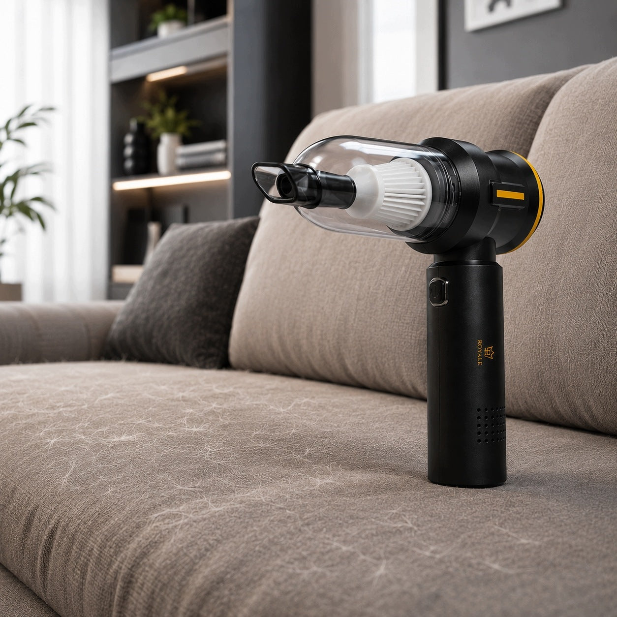 HANDHELD CAR VACUUM CLEANER CORDLESS BATTERY POWER ROYALE CM3000 Brand ROYALE
