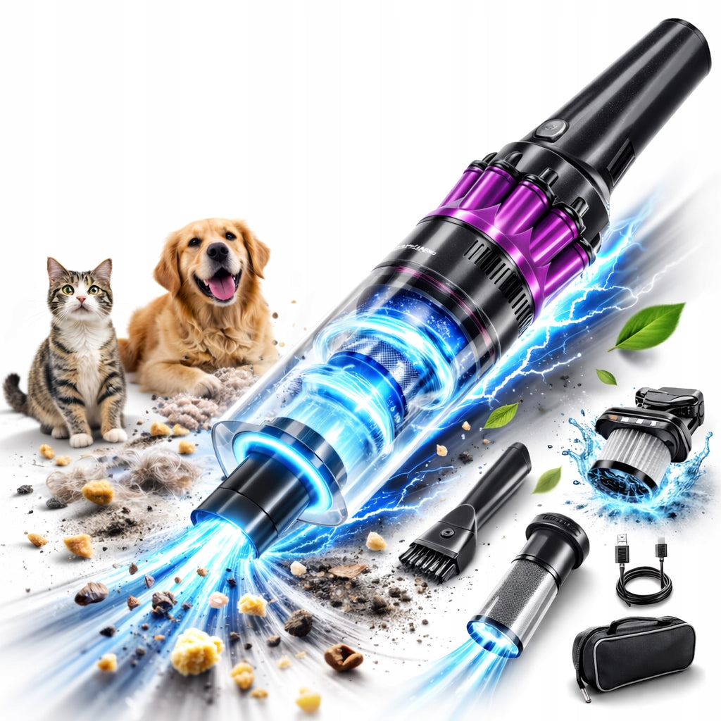 HANDHELD CORDLESS VACUUM CLEANER WITHOUT CAR CABLE FOR CAR POWERFUL