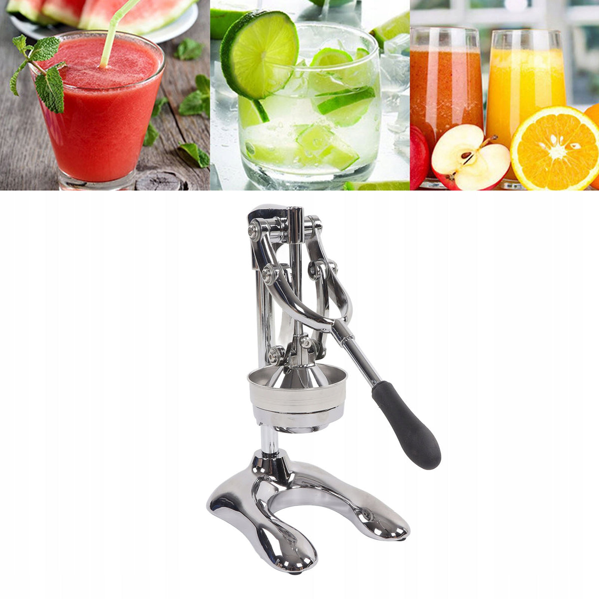 HANDHELD FRUIT CITRUS JUICER HEAVY SOLID GRAY ORANGE PRESS Manufacturer code 3118220128211