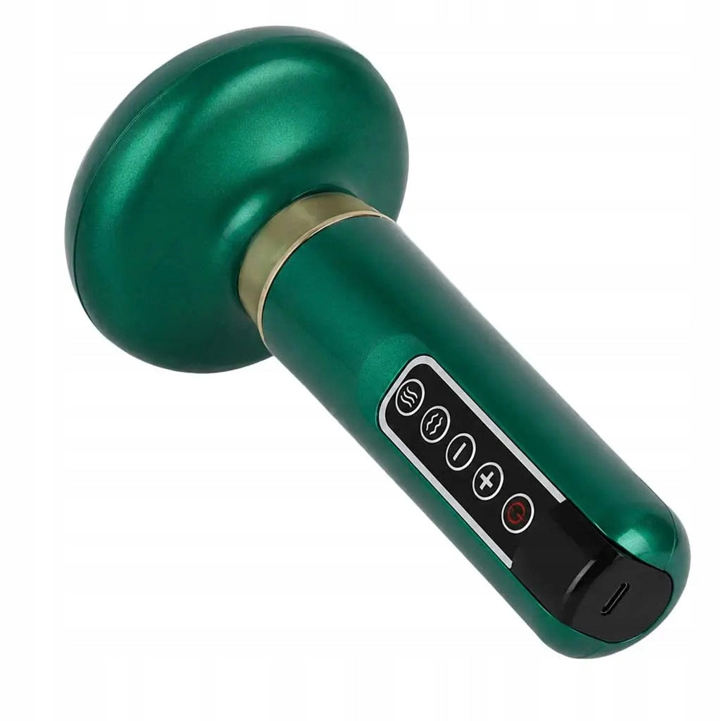 HANDHELD MASSAGER ELECTRIC BUBBLE CHINESE USB 12 LEVELS GREEN Brand KIK