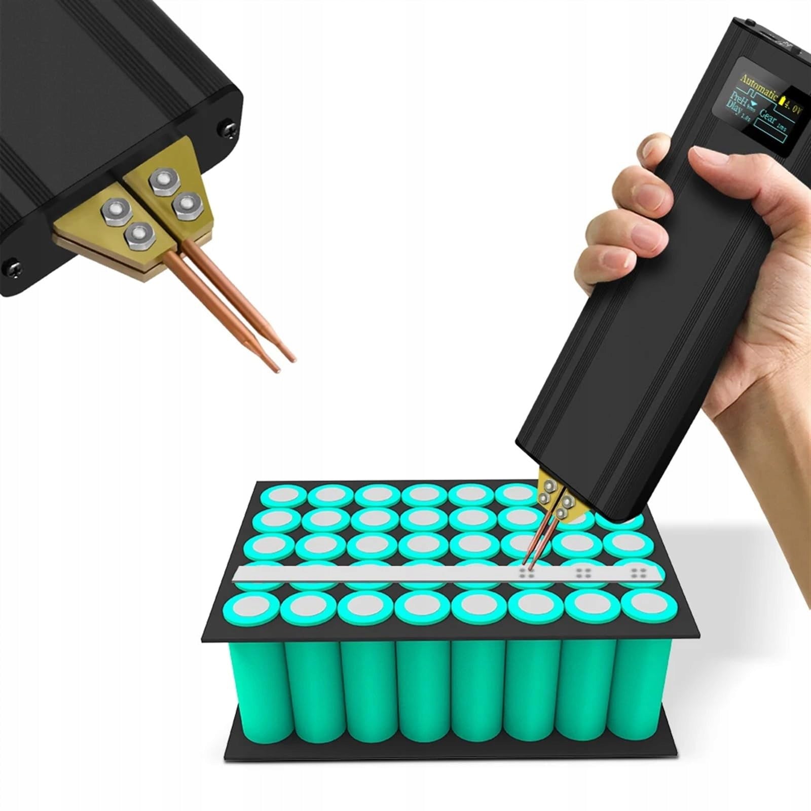 HANDHELD PORTABLE SPOT WELDING MACHINE FOR 18650 MINI BATTERY Manufacturer code 12000DUIU