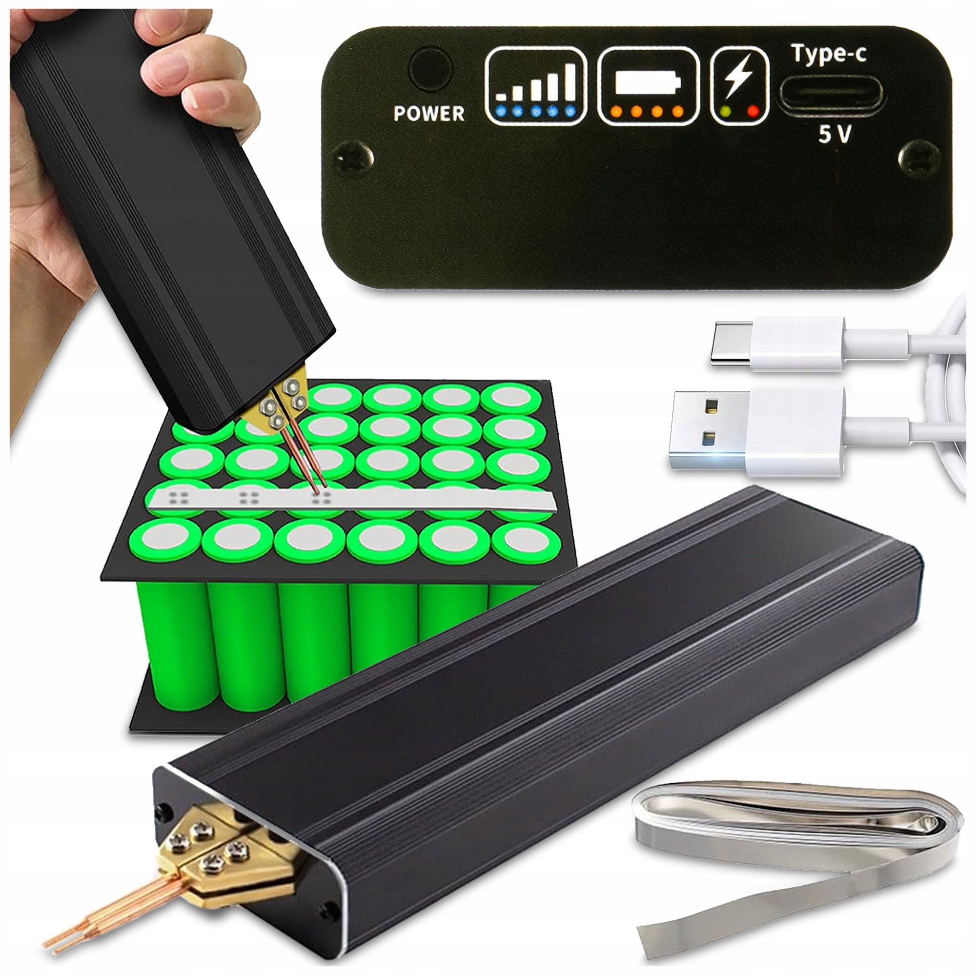 HANDHELD SPOT WELDING MACHINE PORTABLE WITH MINI 18650 5000 mAh NETWORK