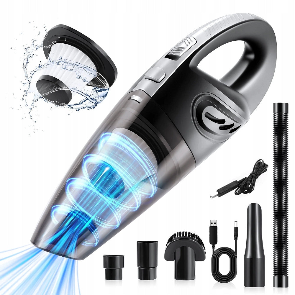 HANDHELD VACUUM CLEANER FOR CAR WIRELESS POWERFUL HEPA 2in1 WET DRY