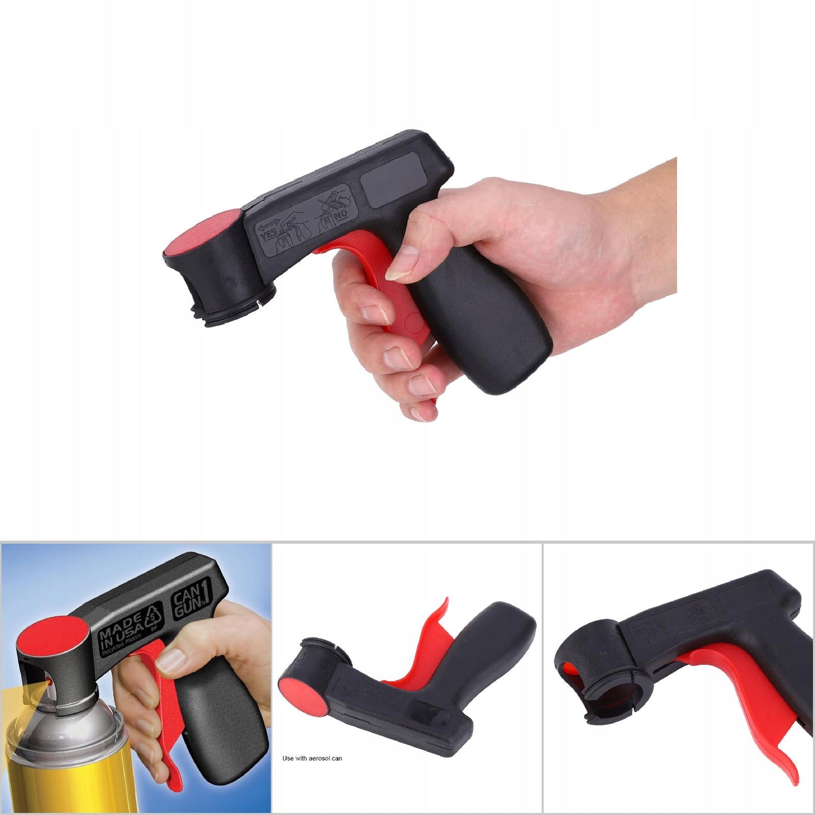 HANDLE SPRAY GUN AREOZOL FOR CAR PAINT COLORED PAINTS Manufacturer code 1011190263011