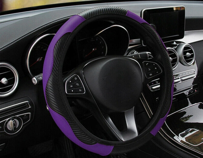HANDLEBAR COVER UNIVERSAL PURPLE CARBON NON-SLIP 36-38CM Manufacturer's catalog number Pokrowiec na kierownice
