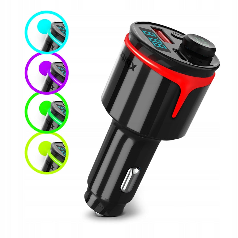 HANDS-FREE FM TRANSMITTER Xblitz X650 USB C RGB BLUETOOTH 5.3 Manufacturer code XBL-CAR-ZG014