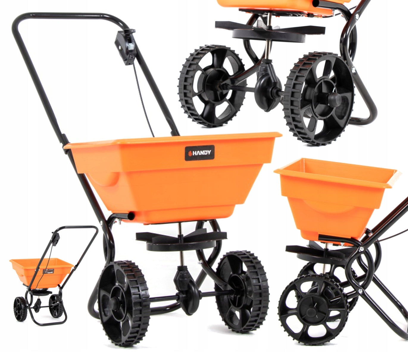 HANDY MANUAL SEED DRILL SAND SEED GRASS FERTILIZER SPREADER 14L HS6014