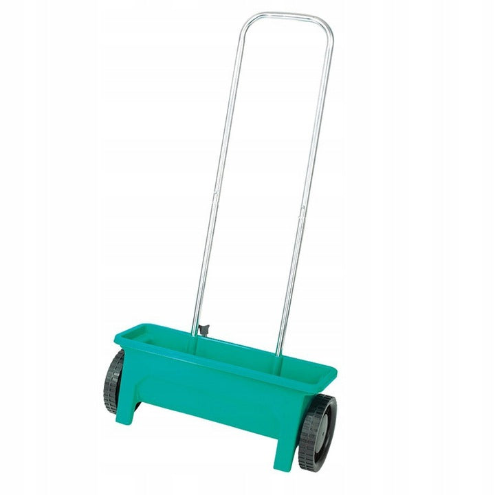 HANDY MOBILE GRASS SEED DRILL SALT FERTILIZER GRANULES SPREADER TROLLEY 12 L