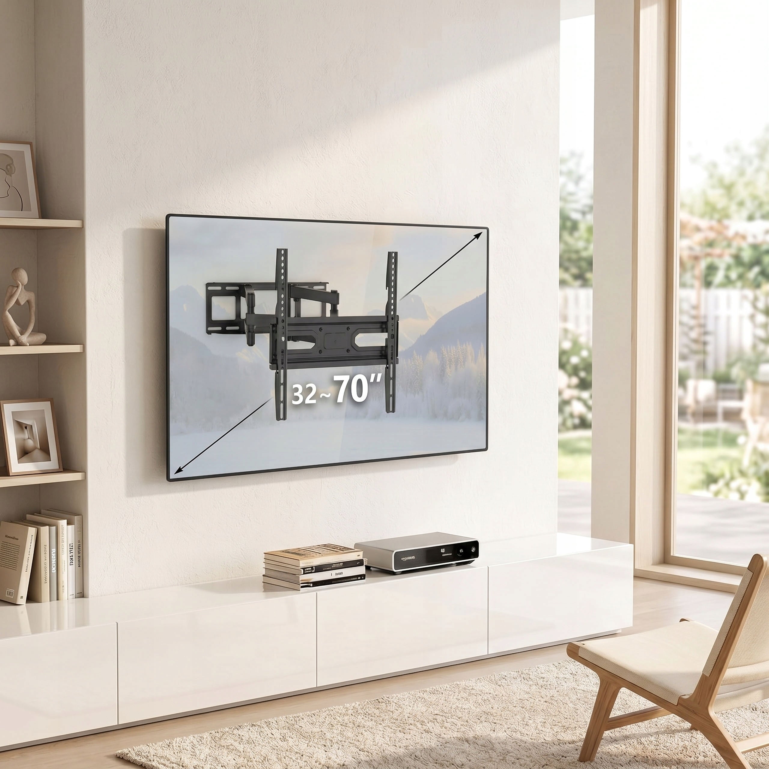 HANGER TV MOUNT WALL HANGING UNIVERSAL 32-70” 50 KG Packaging status original